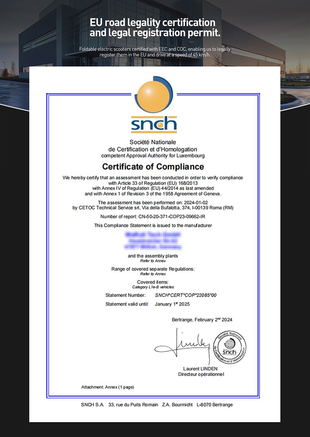 Hulajnoga elektryczna JOYOR S8E, silnik 800 W, akumulator 48 V 26 Ah, opony 10 cali, prędkość maksymalna 45 km/h, zasięg 80 km, hamulec tarczowy przód i tył, amortyzator przód i tył