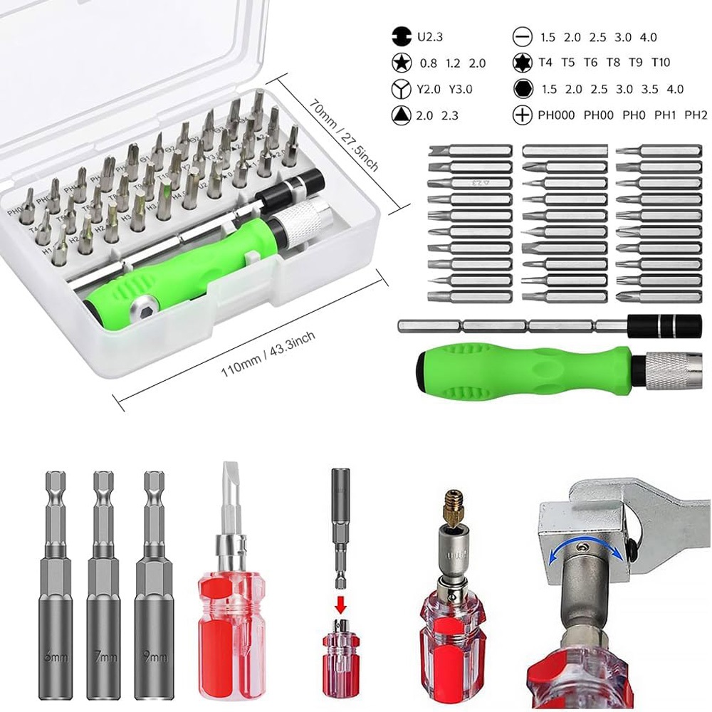 Accessoires Kit voor 3D multi-use printer professionele kwaliteit midden, 3D-reiniging en print reinigingsset en elektrisch polijstmachine, afwerking en afdruktool, toolbox inbegrepen