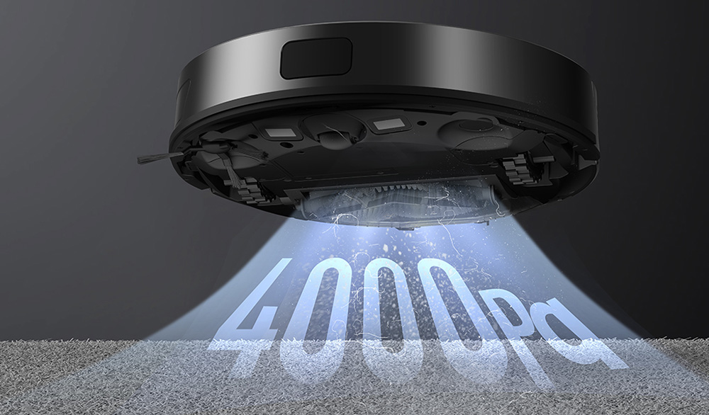 Robot aspirador Ultenic D10, mapeo rápido LiDAR de 15 minutos, succión de 4000 Pa, tiempo de ejecución de 120 minutos, amplificación automática de alfombras, zona prohibida, programación de tiempo, control remoto Siri/Alexa/APP, para pisos de madera, azulejos, alfombras, etc.
