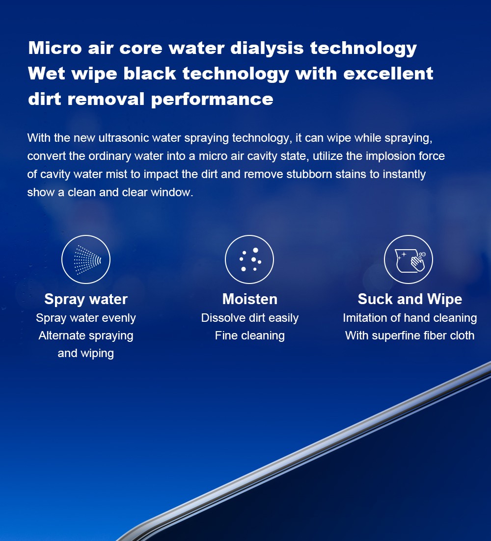 LIECTROUX YW810 Robot nettoyeur de vitres, jet d'eau bidirectionnel, nettoyage à sec et humide, itinéraire AI, moteur et ventilateur sans balais, application et télécommande, plusieurs modes de protection de sécurité, noir