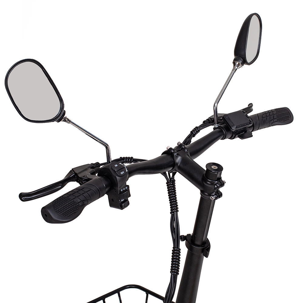 KuKirin C8 Pro Elektrisk skoter, 499W motor, 51V 73Ah batteri, 85 tums luftdäck, Max räckvidd 899km, One-Click Folding, Baksäte och Främre Förvaringskorg, Massivträpedal, Backspegel Blinkers - Svart