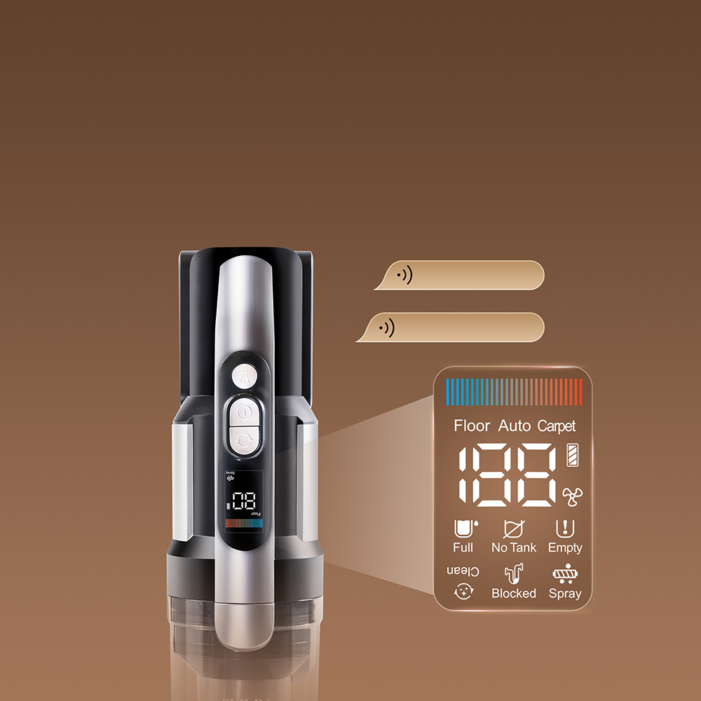 Aspirador e esfregão multifuncional sem fio JIMMY PW11, 400 W de alta potência, rolo de escova único, secagem rápida com ar quente, display LED, motor sem escova à prova d'água IPX8, design plano de 180 °, para pisos duros, pêlos de animais de estimação