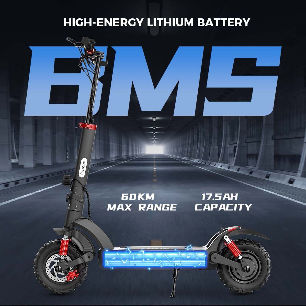 iScooter iX3 elskoter 88'' pneumatiska terrängdäck 8999W bakmotor Maxhastighet 54km-h Batteri 51V 82,4Ah Räckvidd 39km