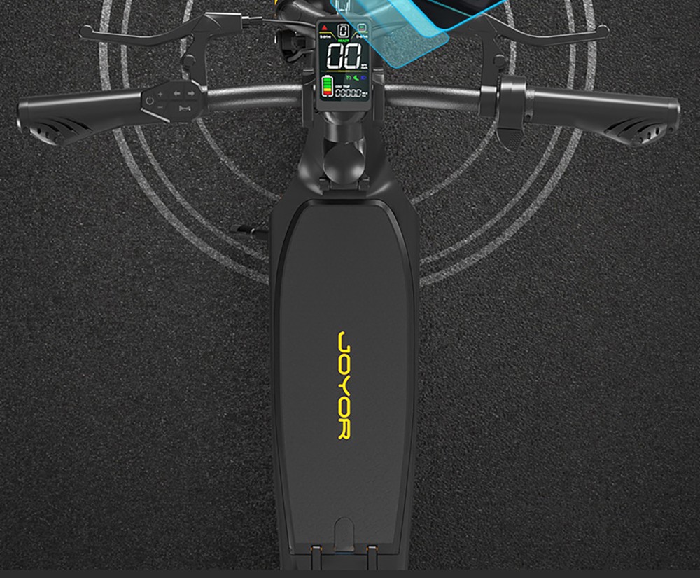 JOYOR C10 elscooter, 500 W motor, 48 V 10,4 Ah batteri, 10 tums däck, maxhastighet 45 km/h, räckvidd 30-50 km, maxlast 120 kg, skivbroms fram och bak