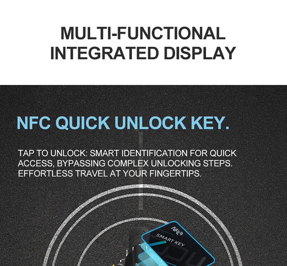 JOYOR C10 elscooter, 500 W motor, 48 V 10,4 Ah batteri, 10 tums däck, maxhastighet 45 km/h, räckvidd 30-50 km, maxlast 120 kg, skivbroms fram och bak