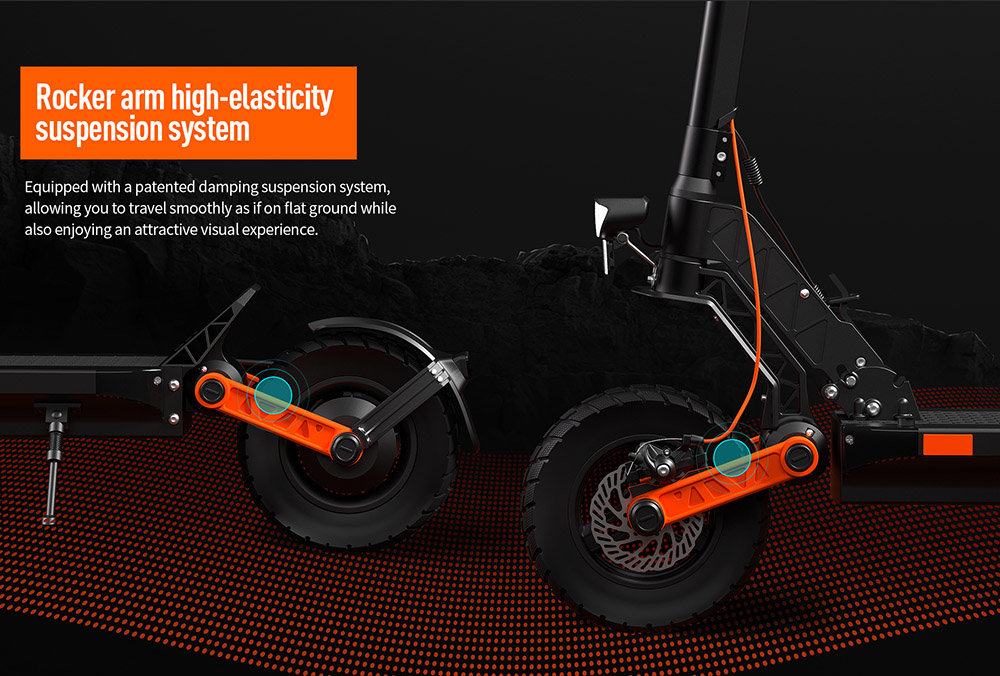 JOYOR S5 Pro electric scooter with ABE certification, 10 inch tires, 48V 26Ah battery, 500W motor, maximum speed 25km/h, range 70-100km - Black