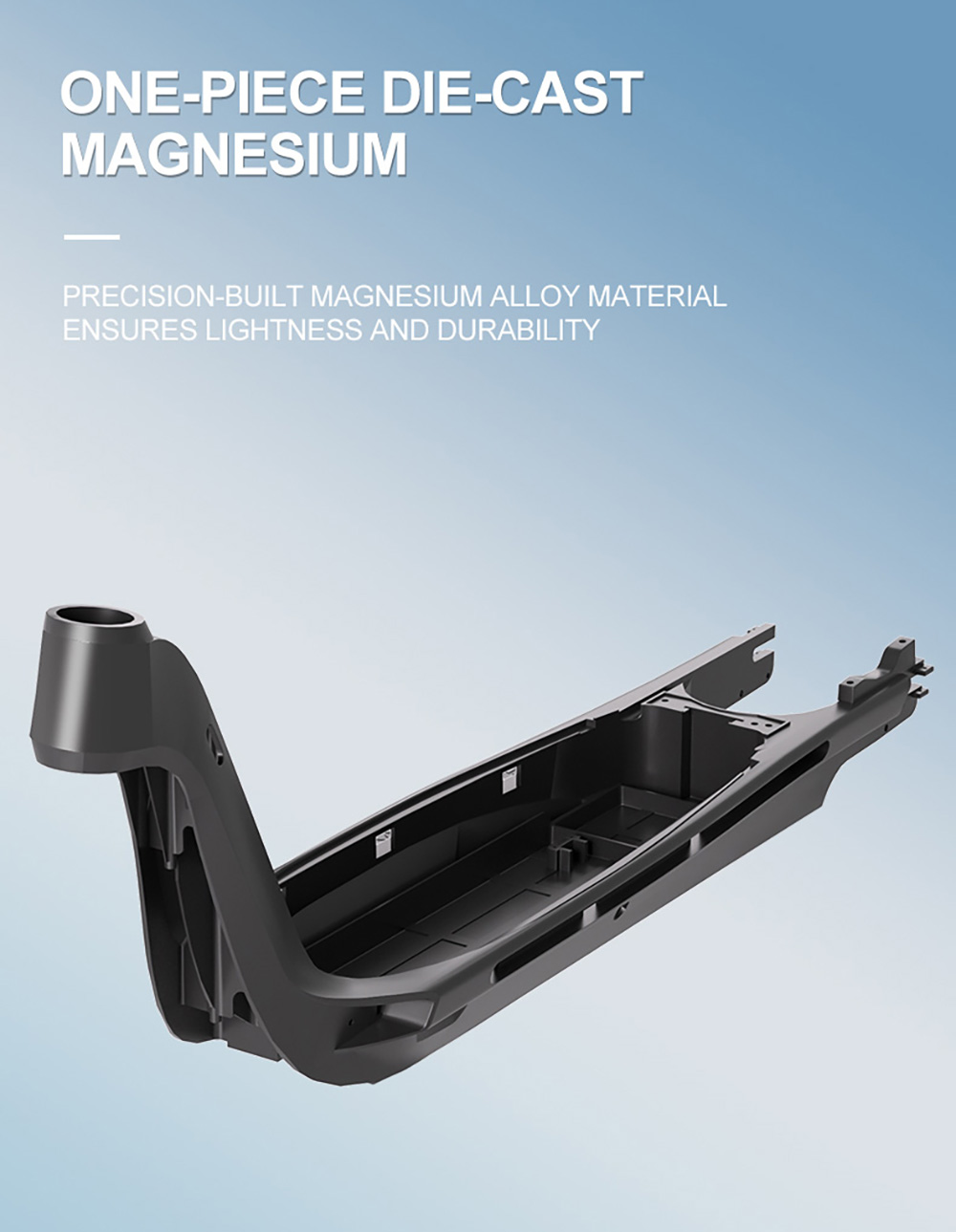JOYOR C10 elscooter, 500 W motor, 48 V 10,4 Ah batteri, 10 tums däck, maxhastighet 45 km/h, räckvidd 30-50 km, maxlast 120 kg, skivbroms fram och bak