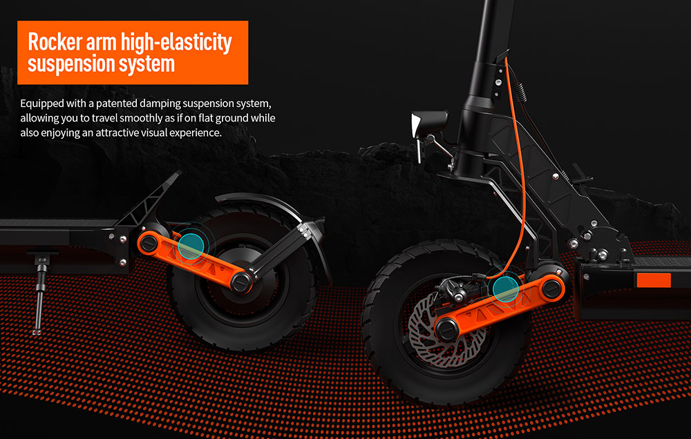 ABE JOYOR S5 certified electric scooter 10 inch tires 500 W motor 20 km/h 48 V 13 Ah battery Range of 40 to 55 km Double disc brakes