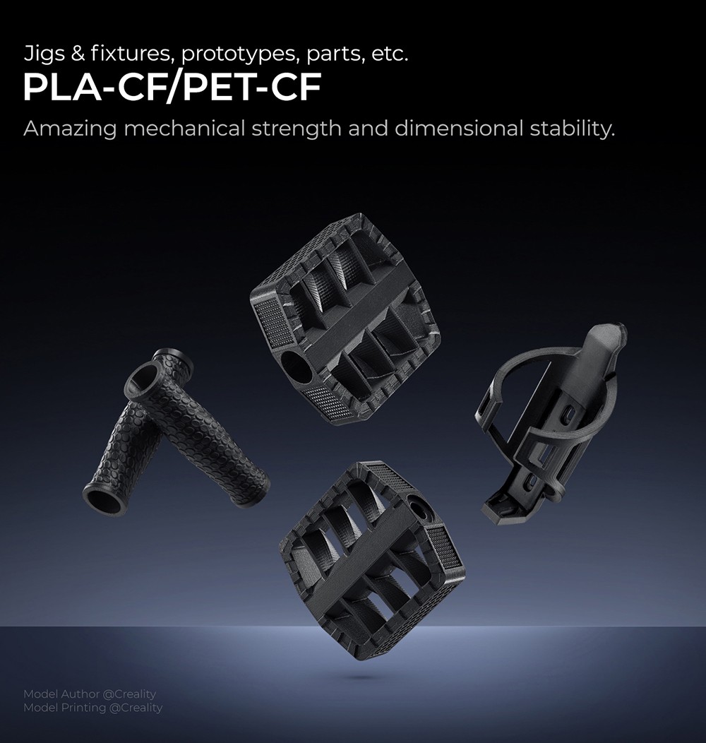3D Creality K1C nyomtató, maximális sebesség 600 mm/s, AI kamera, gyors cserélési fúvóka, teljes egészében fémben, szénszálas nyomatok, légszűrő és csendes módban