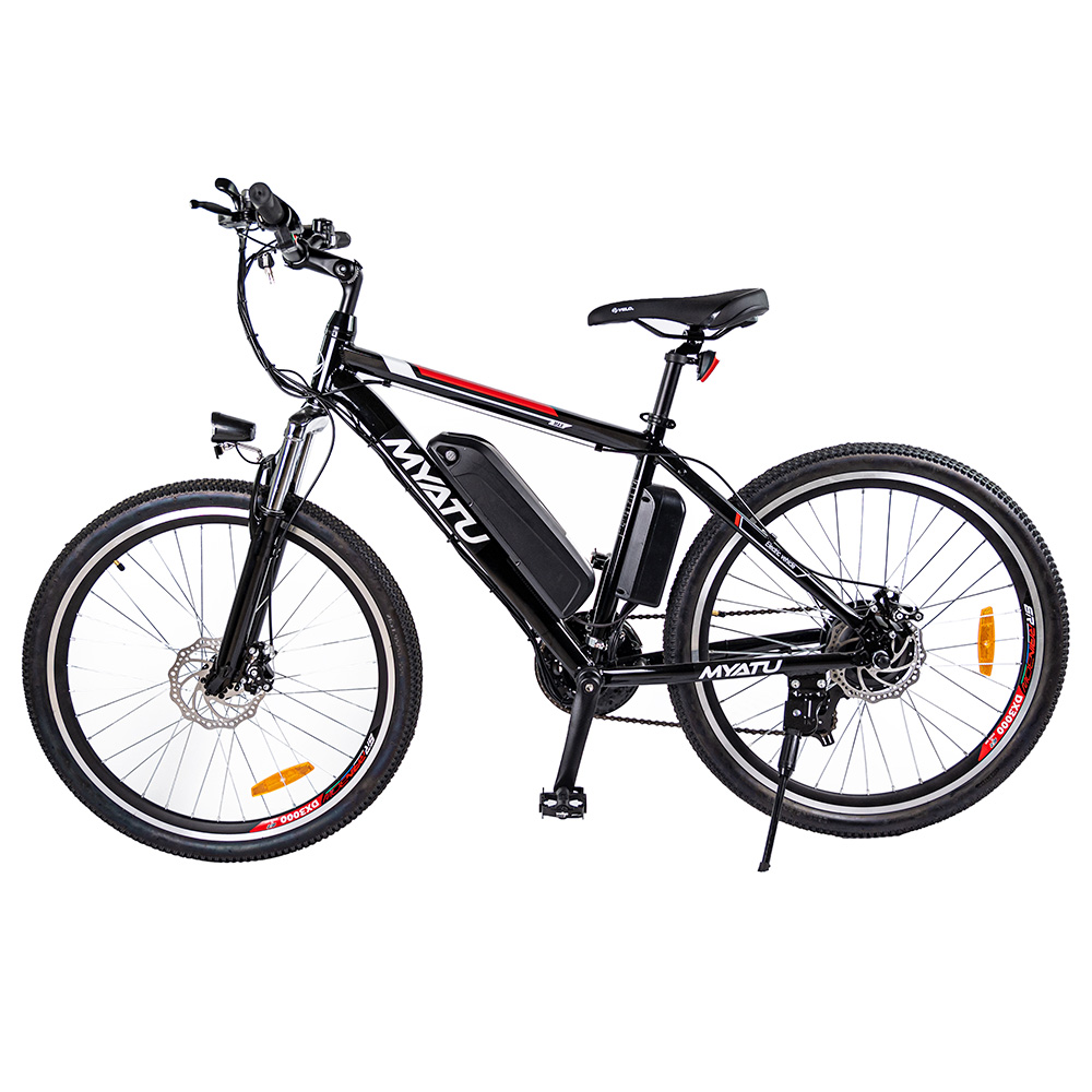 Myatu M0126 küllős kerekű elektromos kerékpár, 250 W-os motor 36 V 12.5 Ah Akkumulátor 25 km/h Max. sebesség 50 mérföld Hatótávolság Shimano 21 sebességes