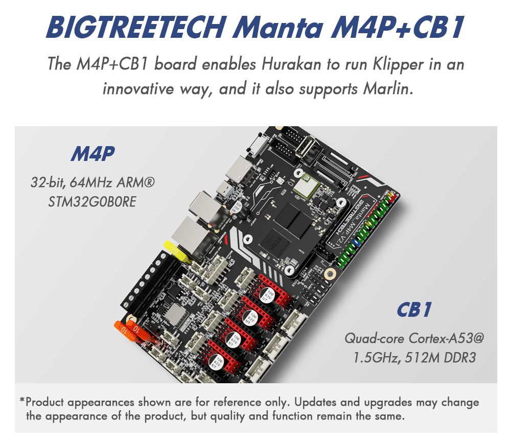 Impresora 3D BIQU Hurakan, firmware Klipper, nivelación automática, microsonda incorporada, enfoque particionado, impresión silenciosa, sensor de fin de filamento, control remoto WiFi, 220 x 220 x 270 mm