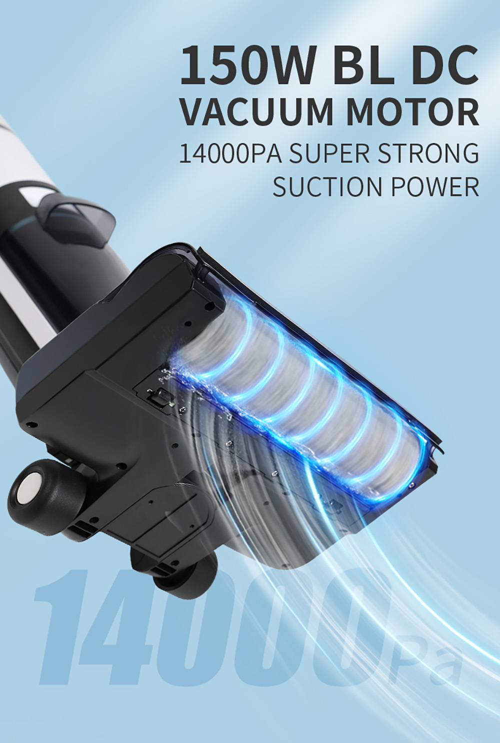 Aspirator fără fir Liectroux i7 Pro, aspirație 14000 Pa, autocurățare, auto-uscare, rezervor de apă curată de 600 ml, timp de funcționare 35 minute, afișaj LED, control vocal, zgomot redus