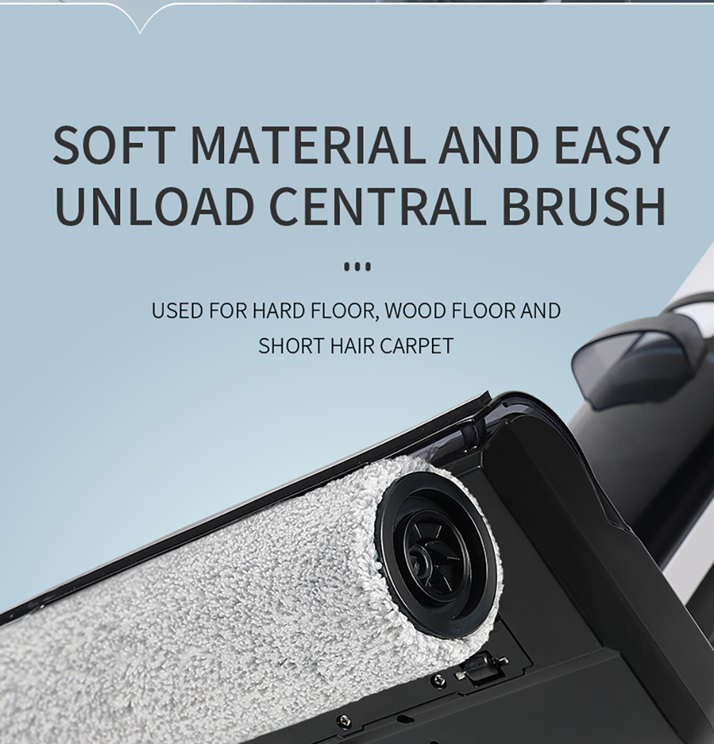 Aspirator fără fir Liectroux i7 Pro, aspirație 14000 Pa, autocurățare, auto-uscare, rezervor de apă curată de 600 ml, timp de funcționare 35 minute, afișaj LED, control vocal, zgomot redus