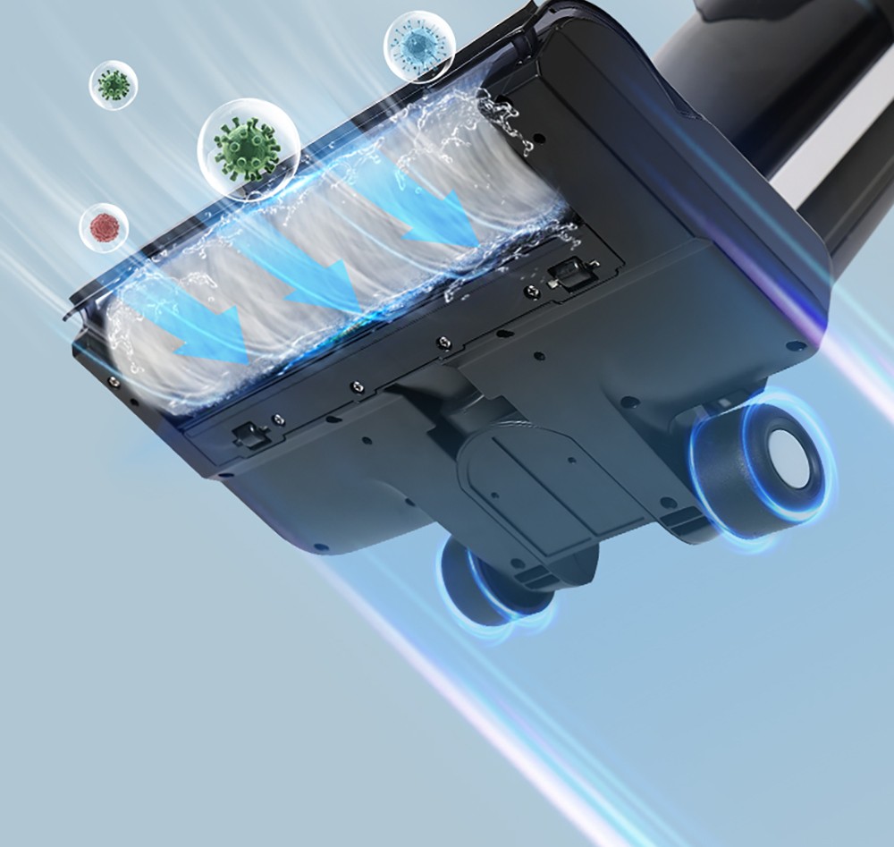 Aspirator fără fir Liectroux i7 Pro, aspirație 14000 Pa, autocurățare, auto-uscare, rezervor de apă curată de 600 ml, timp de funcționare 35 minute, afișaj LED, control vocal, zgomot redus