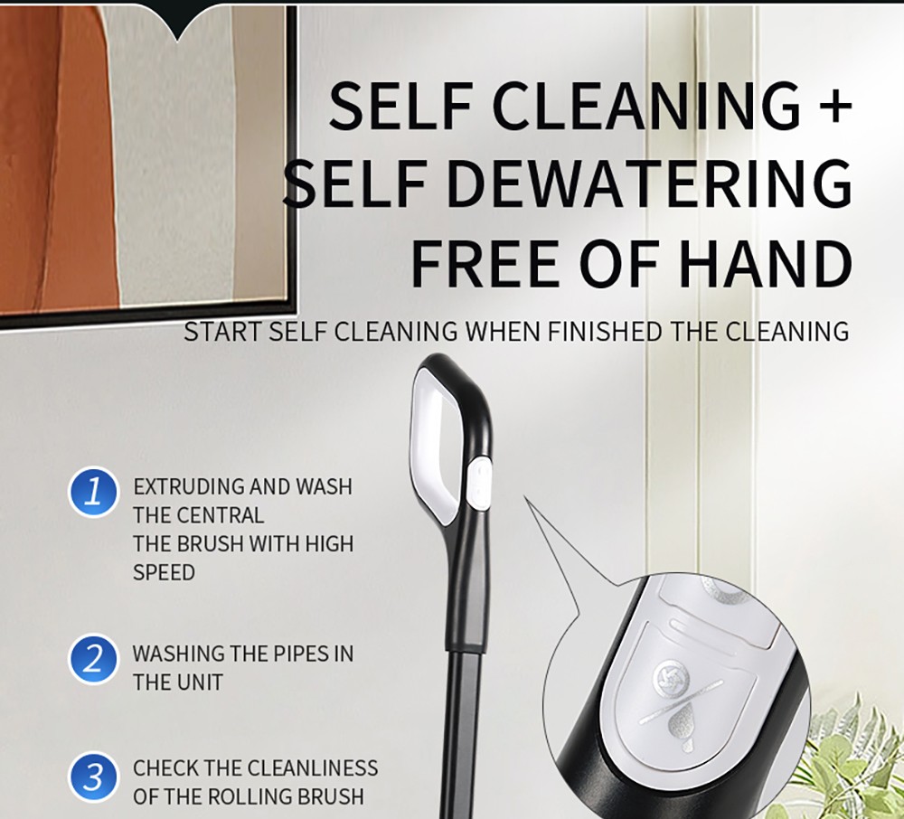 Aspirator fără fir Liectroux i7 Pro, aspirație 14000 Pa, autocurățare, auto-uscare, rezervor de apă curată de 600 ml, timp de funcționare 35 minute, afișaj LED, control vocal, zgomot redus