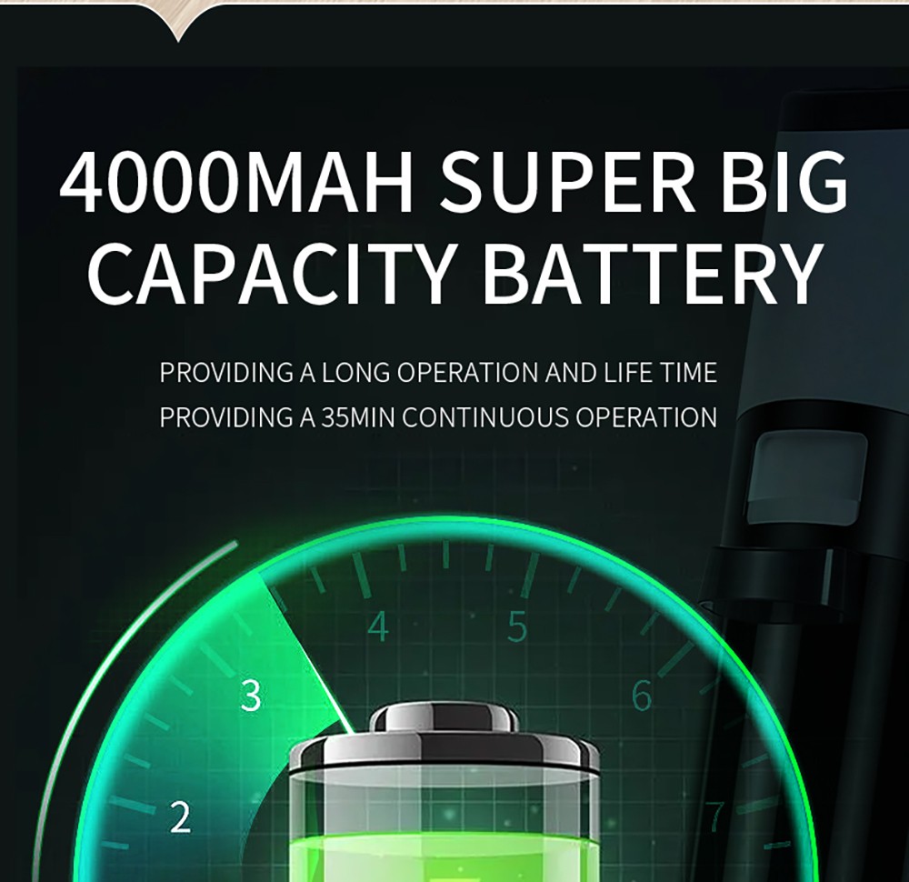 Aspirator fără fir Liectroux i7 Pro, aspirație 14000 Pa, autocurățare, auto-uscare, rezervor de apă curată de 600 ml, timp de funcționare 35 minute, afișaj LED, control vocal, zgomot redus