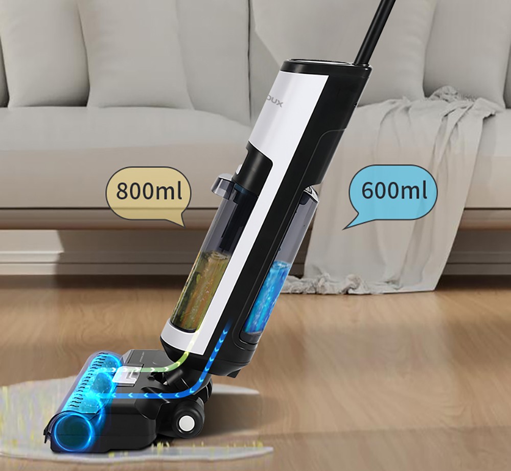 Aspirator fără fir Liectroux i7 Pro, aspirație 14000 Pa, autocurățare, auto-uscare, rezervor de apă curată de 600 ml, timp de funcționare 35 minute, afișaj LED, control vocal, zgomot redus