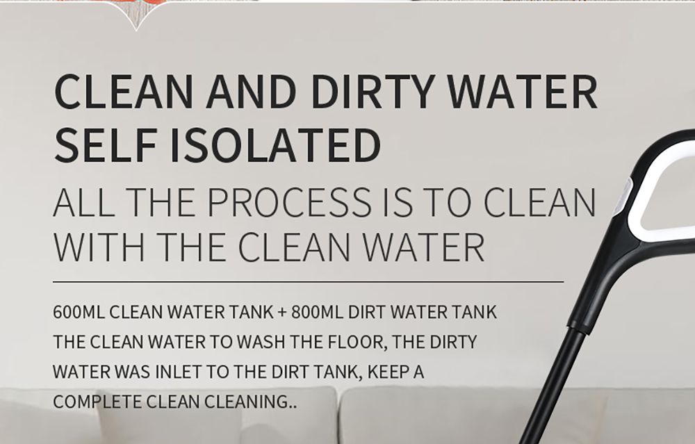 Aspirator fără fir Liectroux i7 Pro, aspirație 14000 Pa, autocurățare, auto-uscare, rezervor de apă curată de 600 ml, timp de funcționare 35 minute, afișaj LED, control vocal, zgomot redus
