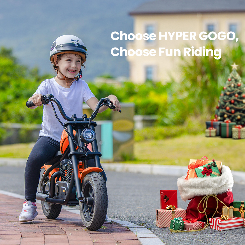 HYPER GOGO Cruiser 12 Plus Motocykl elektryczny dla dzieci 24 V 5.2 Ah Bateria 160 W Silnik 16 km/h Prędkość 12