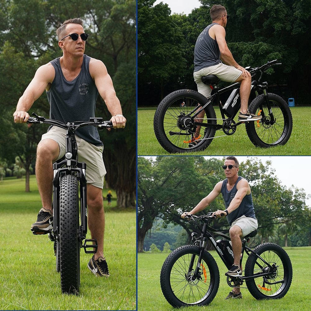 Ηλεκτρικό ποδήλατο ONESPORT OT15, 26*4 ιντσών Fat Tires 500W Κινητήρας 48V 17Ah Μπαταρία 25km/h Μέγιστη Ταχύτητα 100km Μέγιστο εύρος