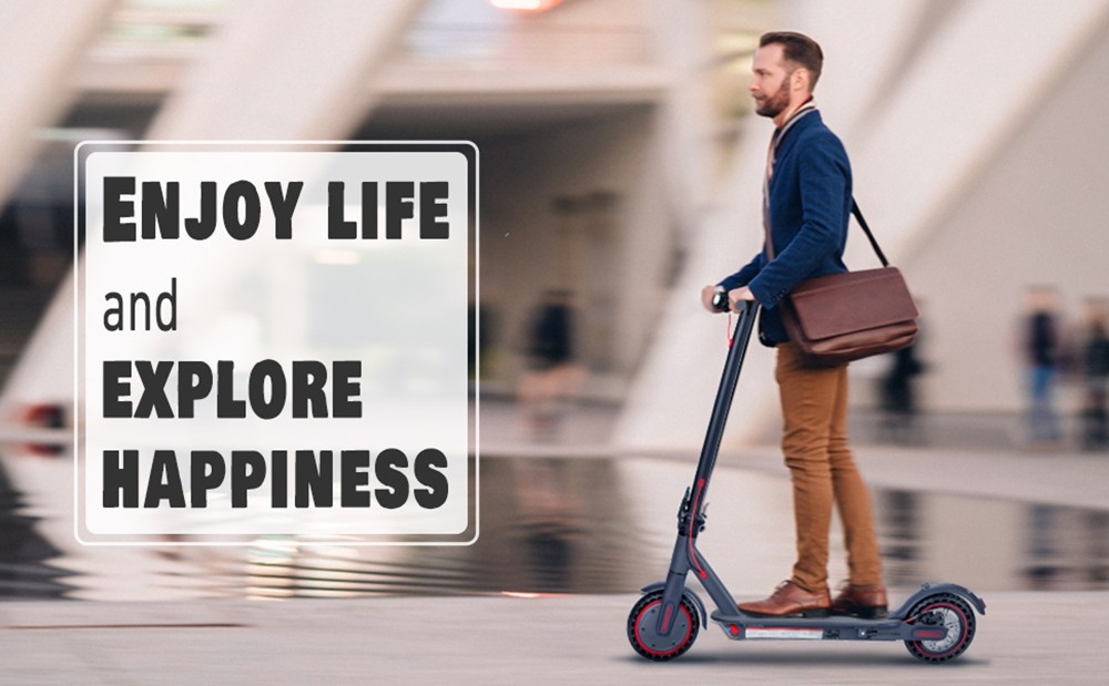 W4 Pro Folding Electric Scooter, 8.5inch Tires 350W Motor 36V 10Ah Battery 25km/h Max Speed 25-30km Range 120kg Max Load