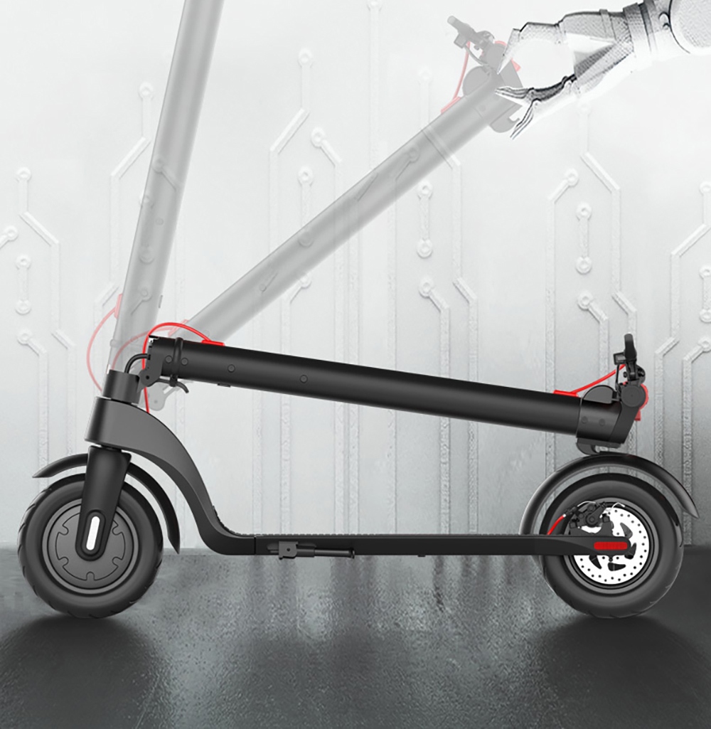 AOVO X7 elektrische scooter 8.5 inch band 350 W motor 36 V 6.4 Ah afneembare batterij 32 km / u Max. snelheid 25 km bereik