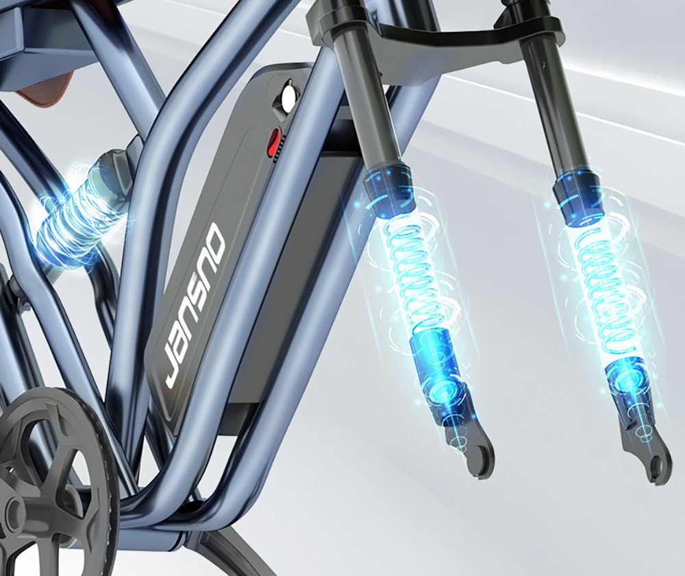 20 hüvelykes elektromos kerékpár JANSNO X50 48V 14Ah 40 km/h sebesség 750W