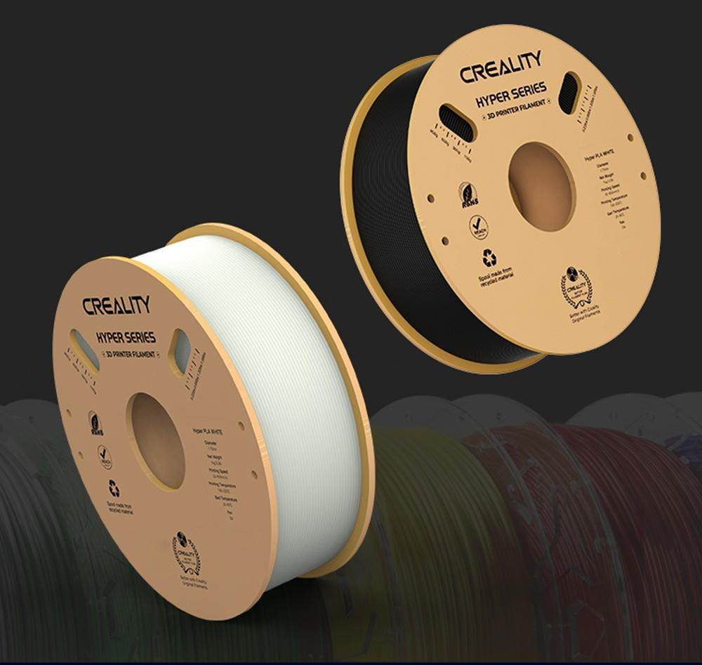 Creality Hyper Series PLA-Filament 1.75 mm 1 kg – Weiß