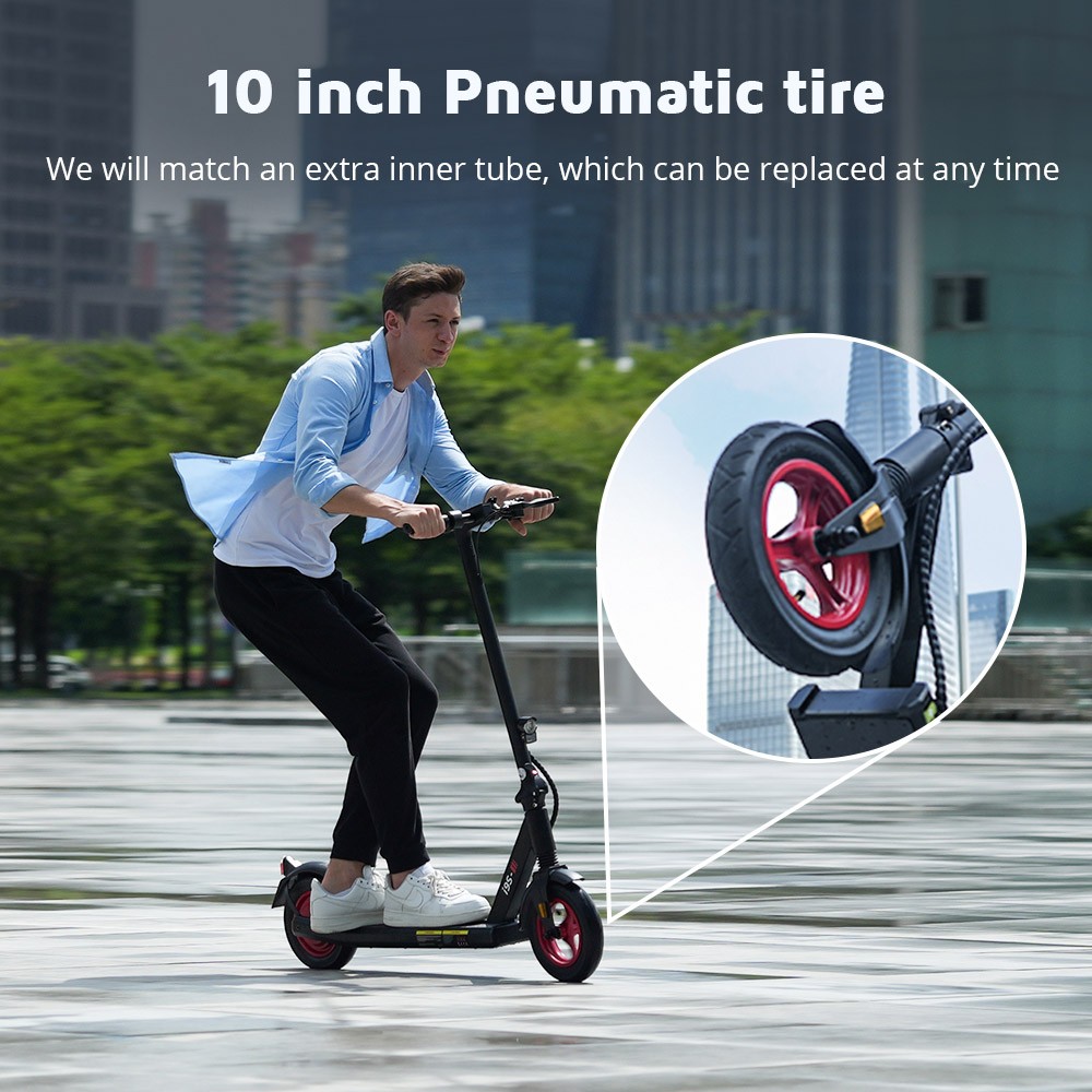 iScooter i9S Electric Scooter 10 inch Pneumatic Tire 500W Motor 30km/h Max Speed 10Ah Battery 30km Range
