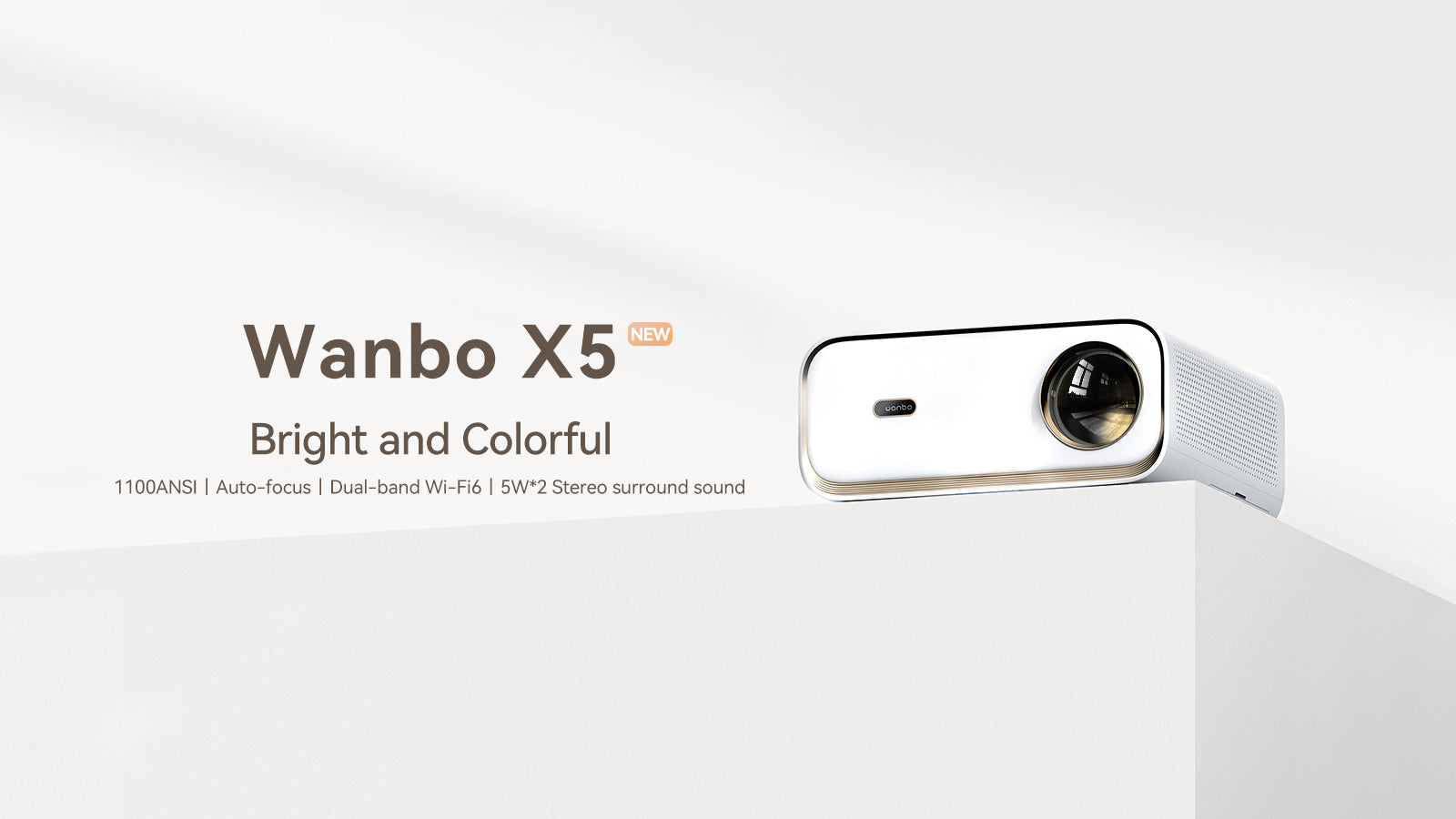 Wanbo X5 1080P 1100 ANSI Lumen Android-Projektor