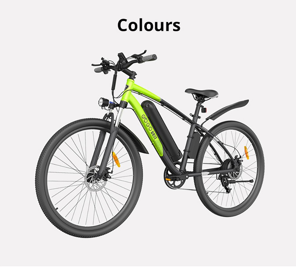 Elektromos kerékpár 750W GOGOBEST GM30 13Ah fekete és zöld