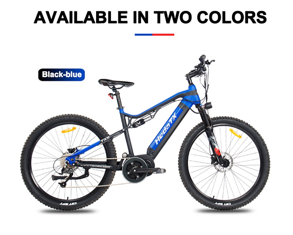 Heda TX11 Elektrofahrrad 27,5 x 2,4 Zoll 750 W blau