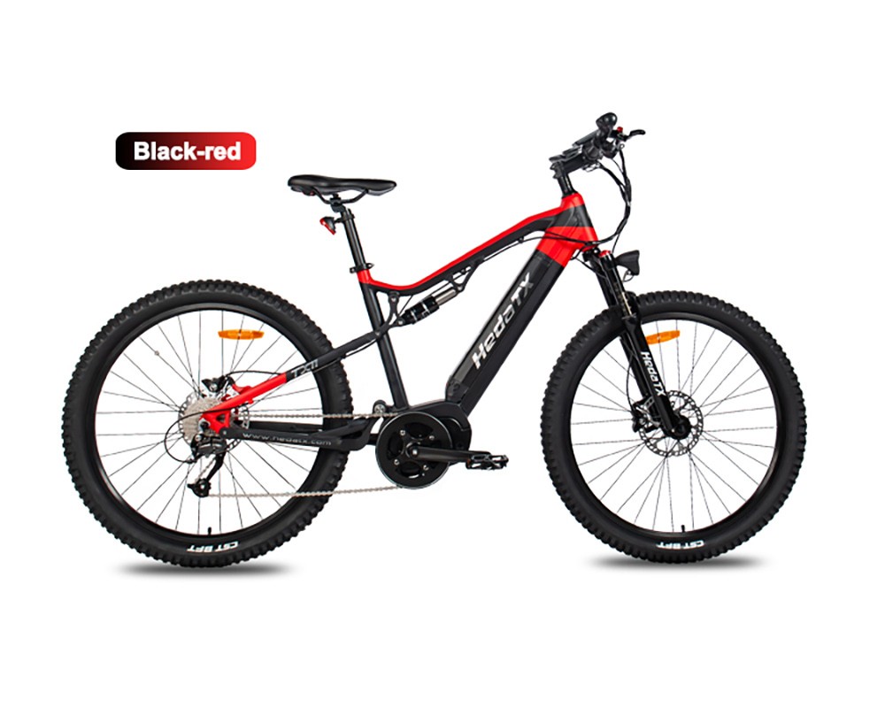 Bicicletta elettrica Heda TX11 27,5x2,4 pollici 750W rossa