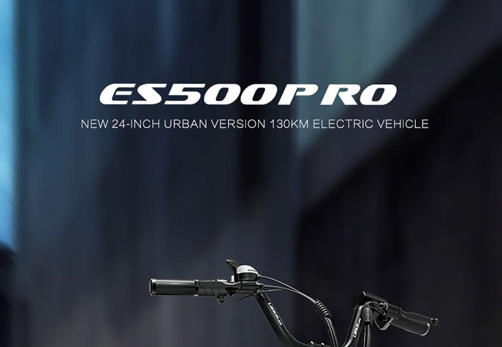 Bicicleta electrica LANKELEISI ES500PRO Gri