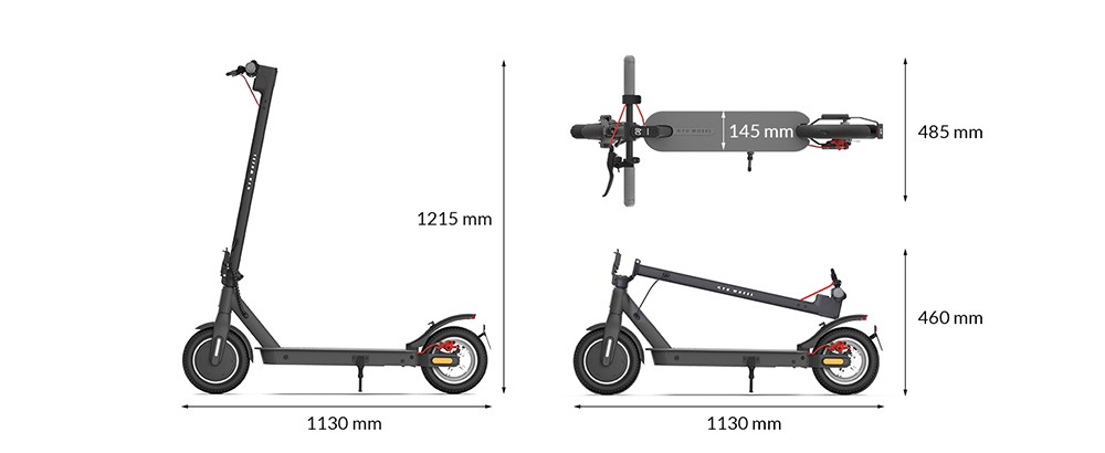 V5 Pro opvouwbare elektrische scooter met 30 wielen