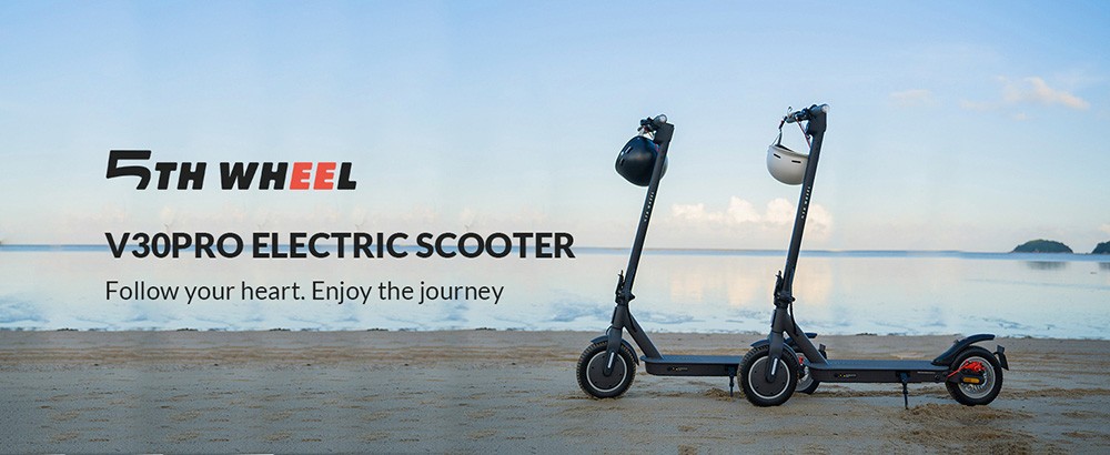 V5 Pro 30:e hjul hopfällbar elektrisk skoter