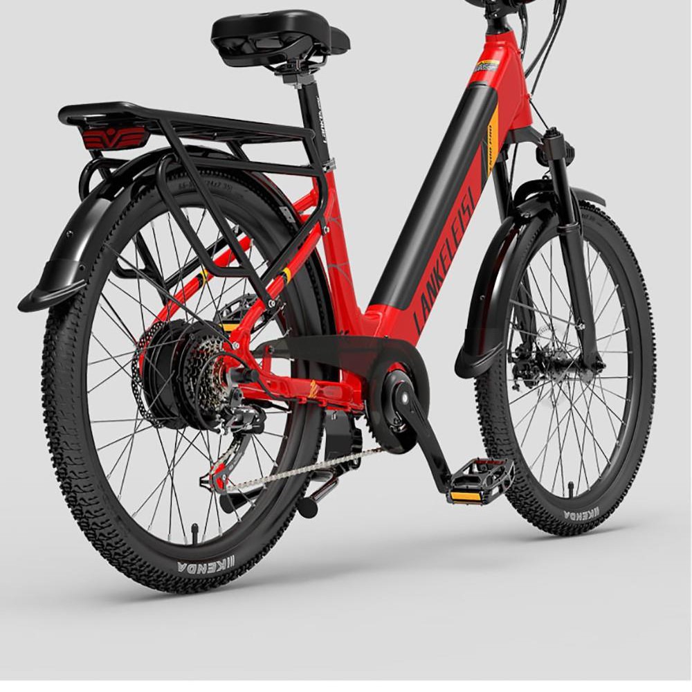 Ηλεκτρικό ποδήλατο 500w 24 ιντσών LANKELEISI ES500PRO Κόκκινο
