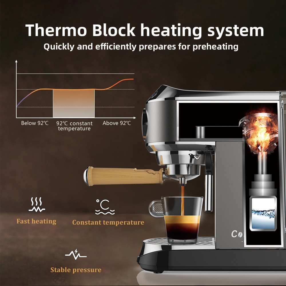 Halbautomatische Espressomaschine BioloMix CM7008