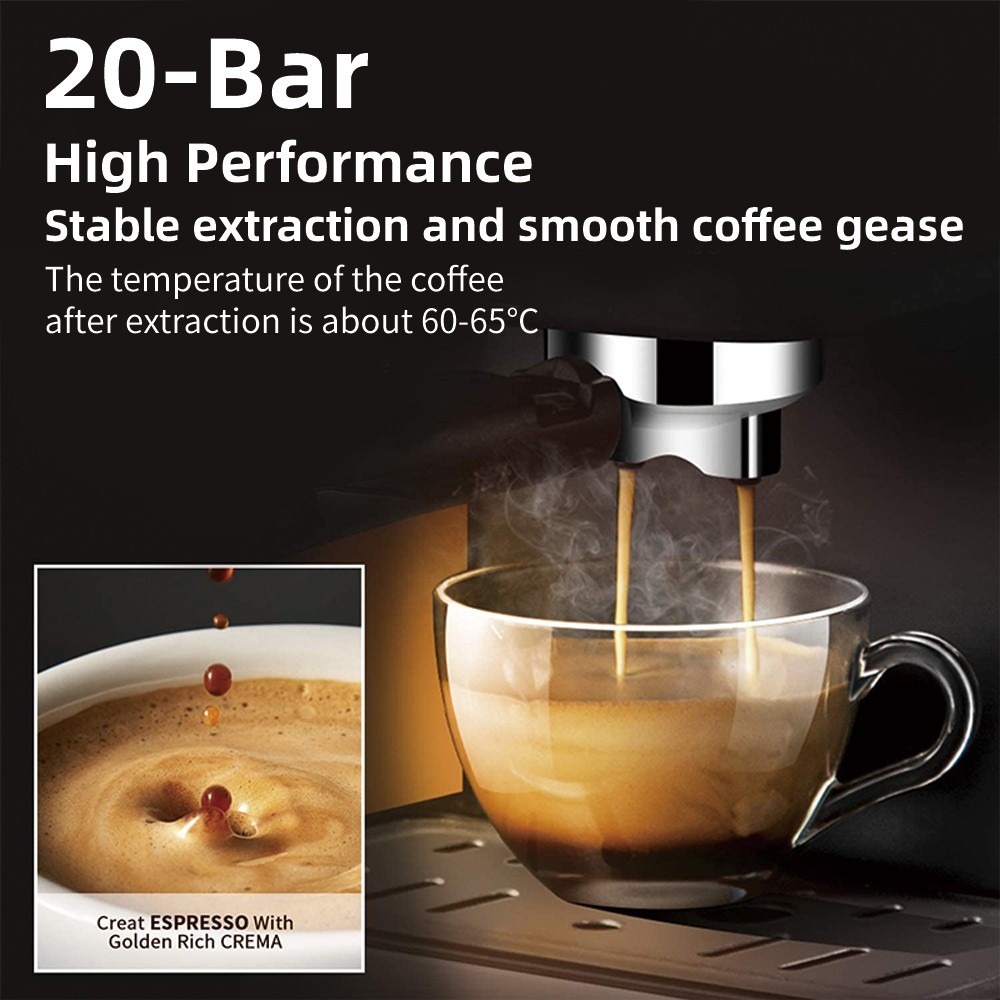 BioloMix CM7008 halvautomatisk espressobryggare