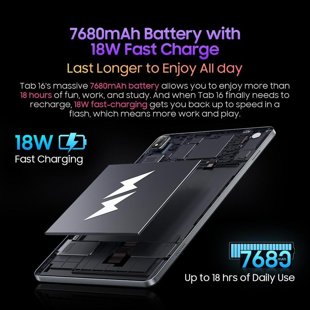 Blackview Tab 16 4G Tablet 8 GB RAM 256 GB ROM Modrá