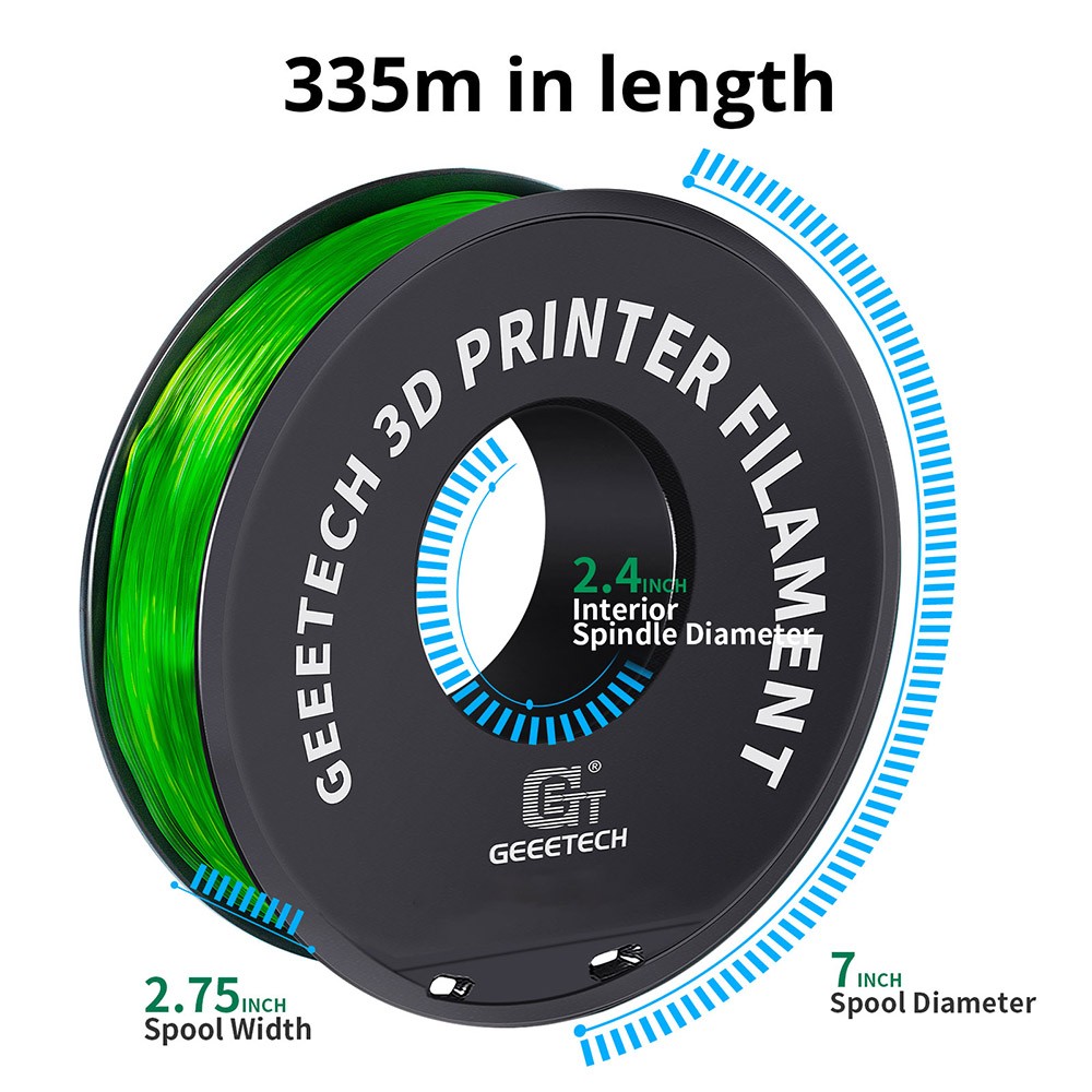 Geeetech TPU Filament για 3D Printer Green