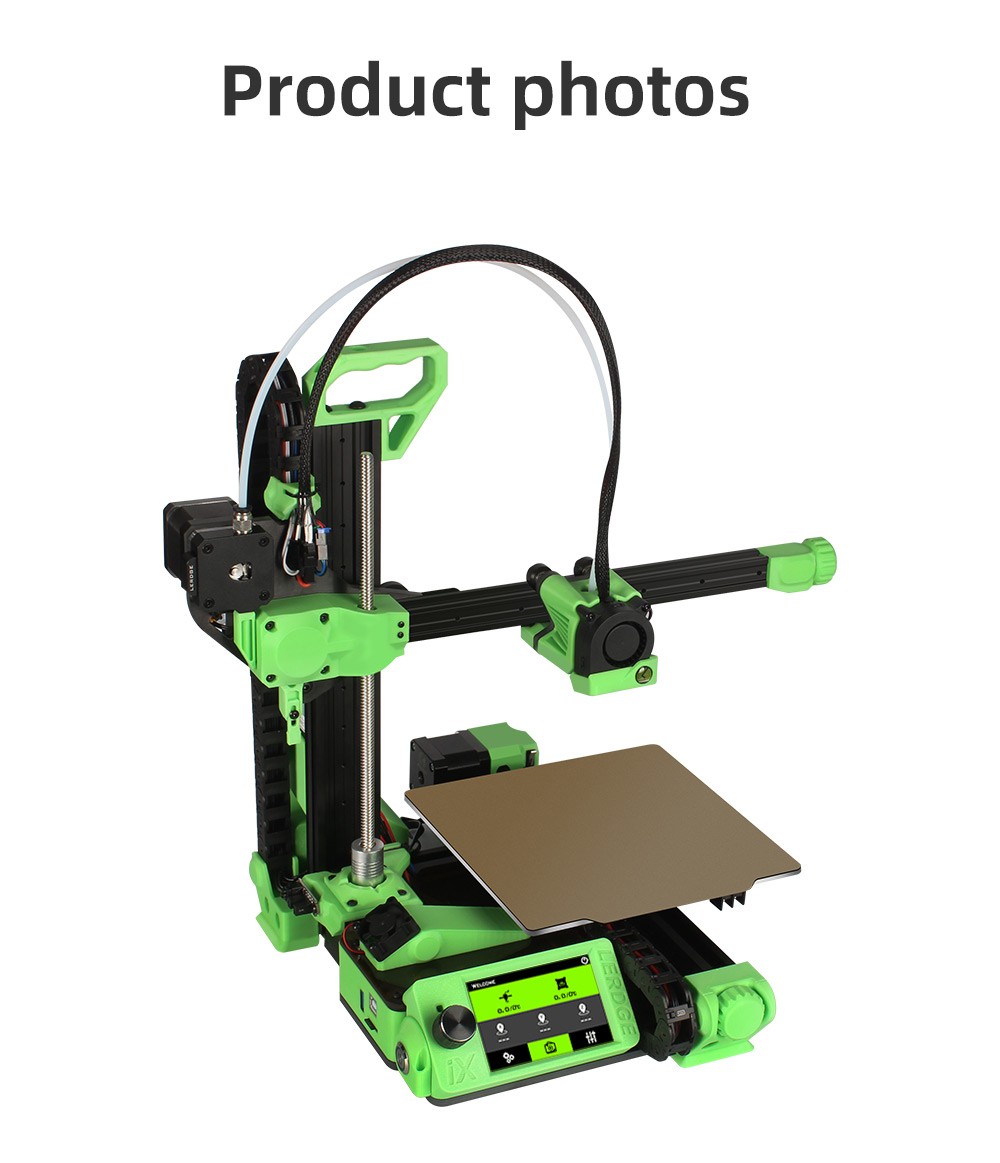 Lerdge iX 3D nyomtató RTP V3.0 zöld verzió