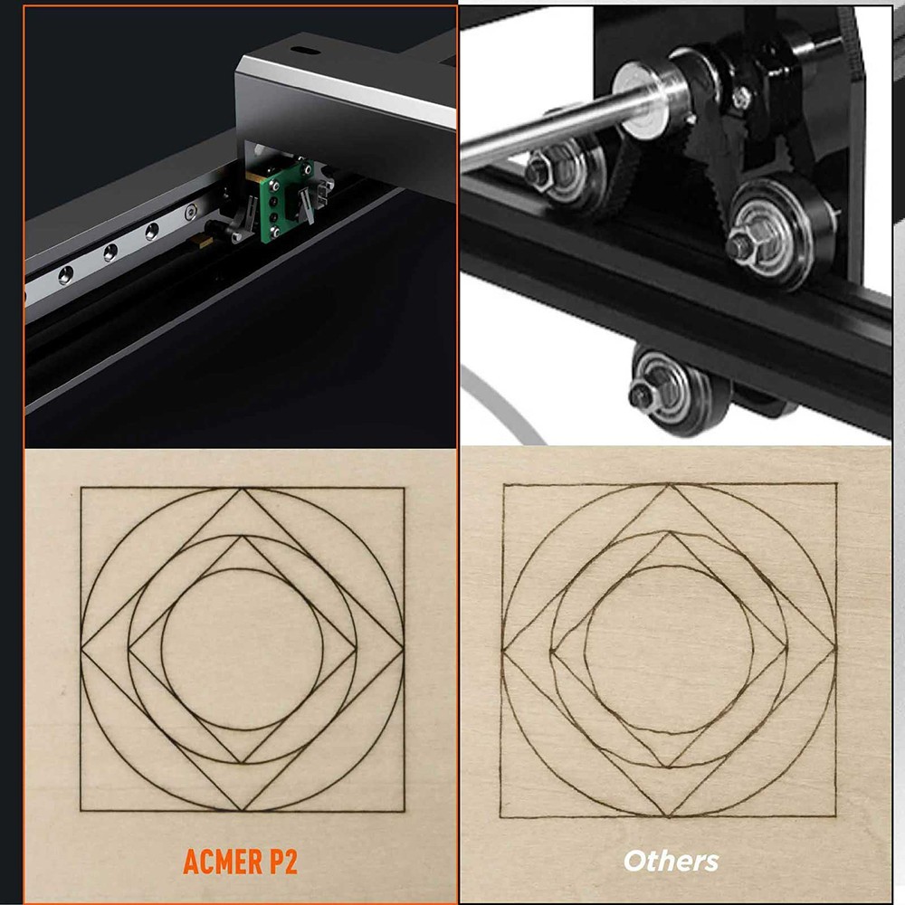 ACMER P2 10W laser engraver cutter