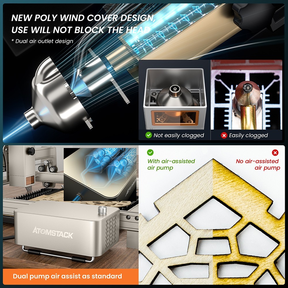 Incisore laser ATOMSTACK Maker S30 Pro