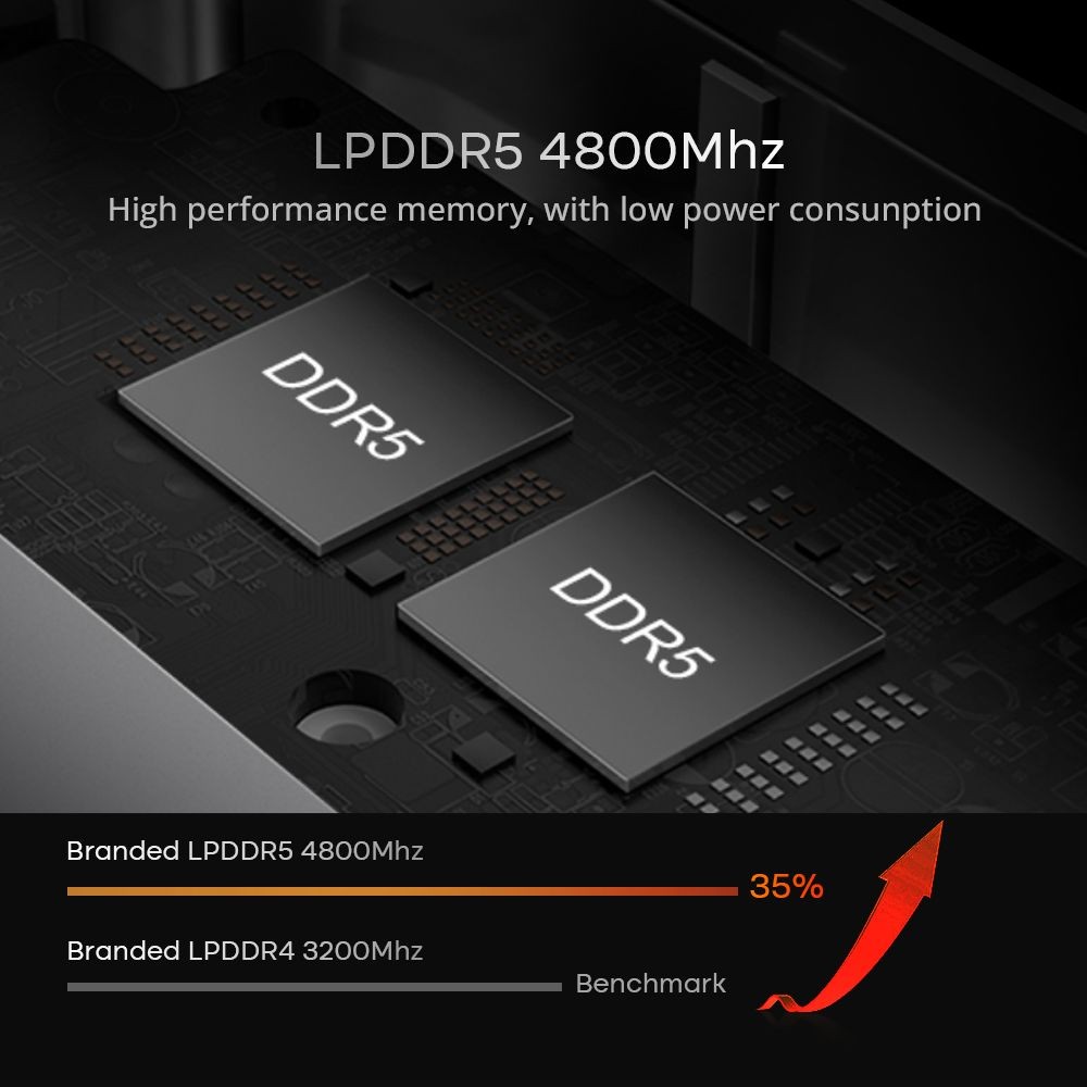 DERE R16 Pro 16 pulgadas 12GB DDR5 512GB SSD Laptop