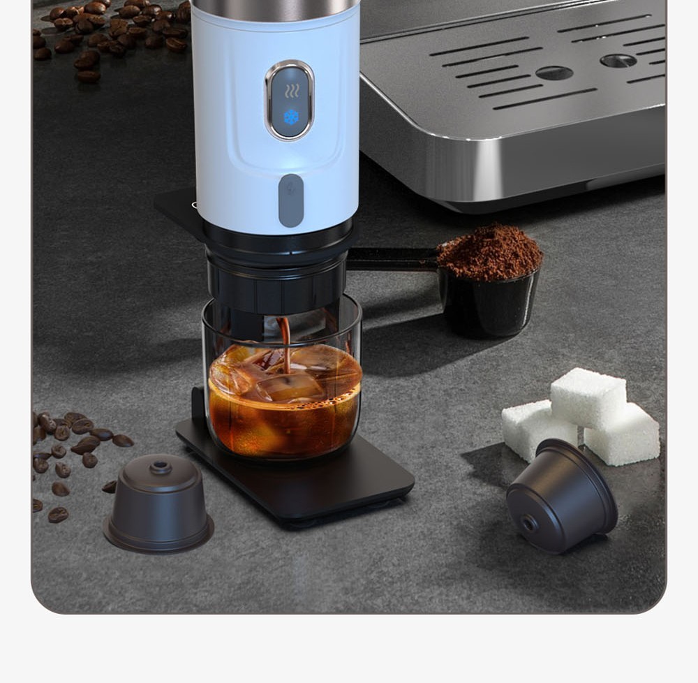 3-in-1 draagbaar espressoapparaat