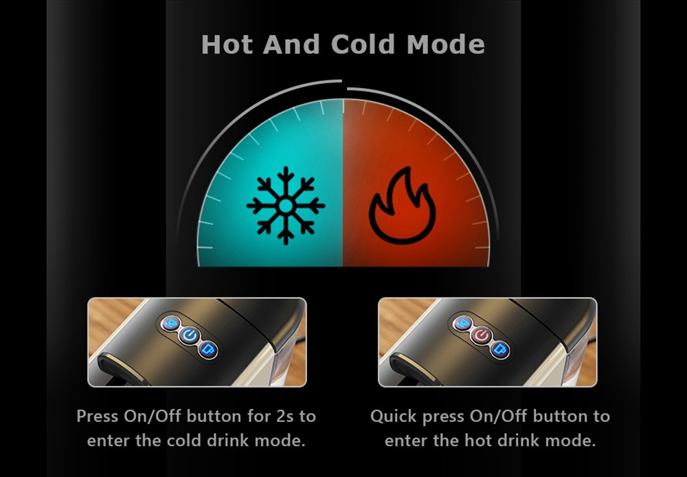 Machine à café expresso Hibrew H1A chaud et froid 4 en 1, 19 bars