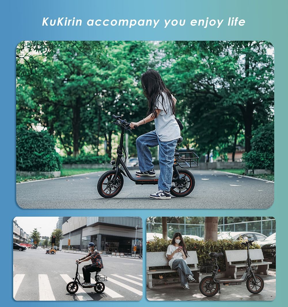 KuKirin C1 Electric Scooter 350W Κινητήρας 14 ιντσών Ελαστικά