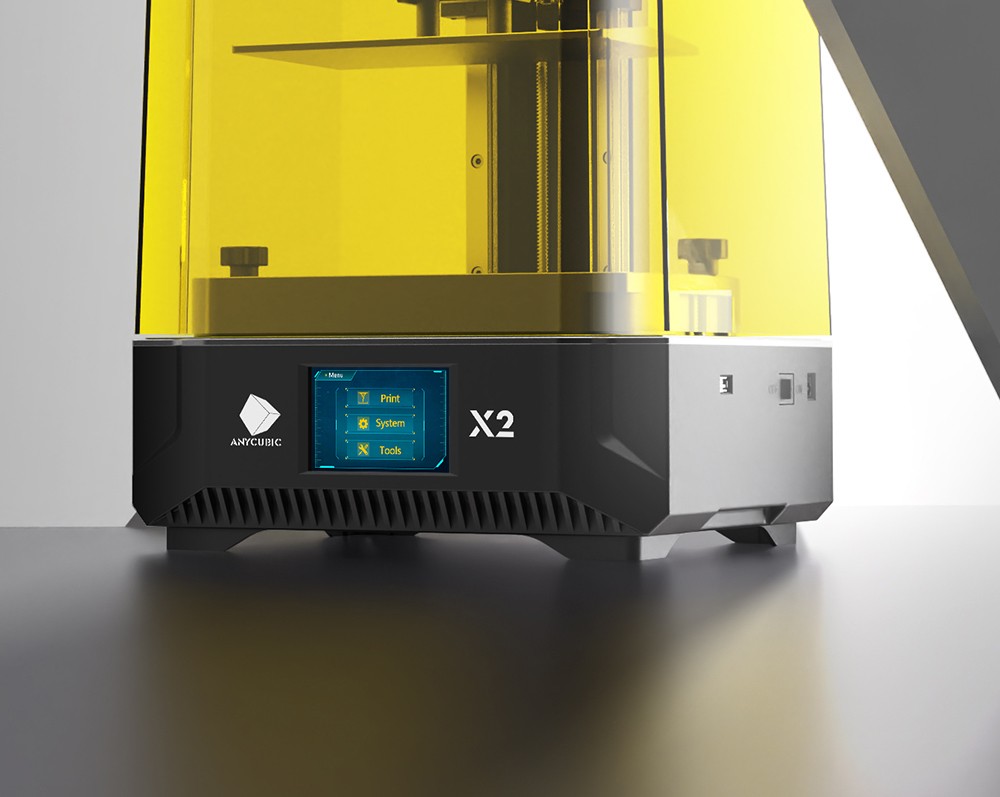 Anycubic Photon Mono X2 Resin 3D Printer, 9.1 inch 4K+ Screen, Max 60mm/h Printing Speed, Anycubic LighTurbo, 3.5 inch TFT Touch Control, 200x196x122mm