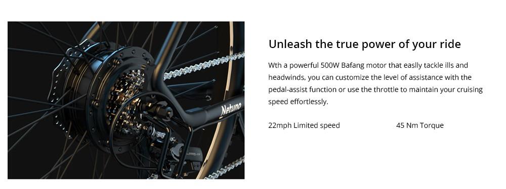 ESKUTE Netuno Plus Electric Bike 27.5 inches 48V 14.5Ah 250W 25km/h Blue